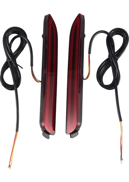 Toyota Camry 2006-2014 Için LED Tampon Reflektör Parlak Kırmızı Lens Fren Lambaları (Yurt Dışından)
