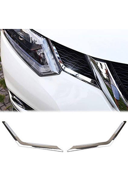 2 Adet Krom Ön Örgü Izgara Izgara Başkanı Aydınlatma Koruması Trim Için Nissan Rogue X-Trail T32 2014 2015 2016 (Yurt Dışından) fiyatları