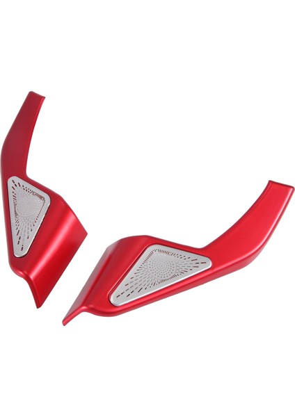 2 Adet Ön Kapı Stereo Hoparlör Kapağı Trim Dekor Honda Civic 11TH 2022 2023 Kırmızı Iç Aksesuarları (Yurt Dışından)