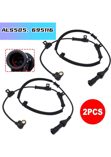 Adet Abs Tekerlek Hız Sensörü Ön Sol ve Sağ ALS505, 695116 Ford F250 F350 Süper Görev 2005-2010 Için (Yurt Dışından)