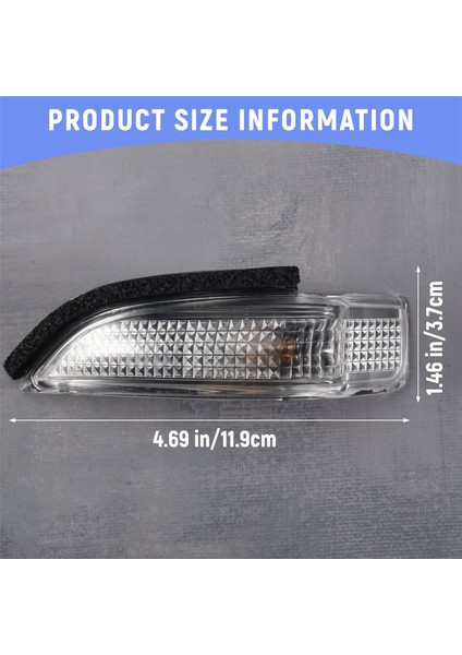 Dikiz Aynası Dönüş Sinyal Işığı Lambası Yanıp Sönüyor Toyota Corolla Camry Yaris Prius C Avalon Scion Im Venza Sol 81740-52050 (Yurt Dışından) fırsatları