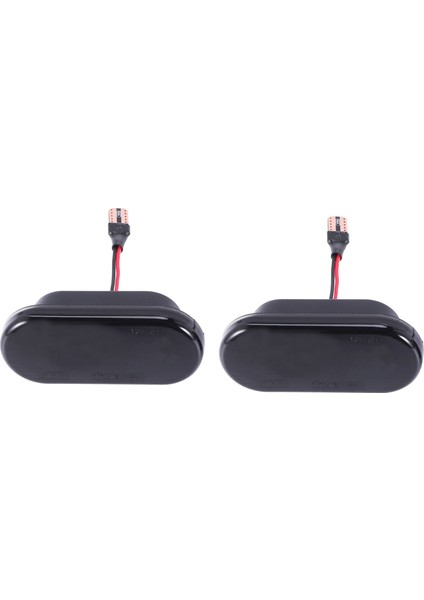 Araba Dinamik Su Işık LED Foliate Dönüş Sinyali Volkswagen Bora Golf 3 4 Passat 3bg Polo Sb6 Siyah (Yurt Dışından)