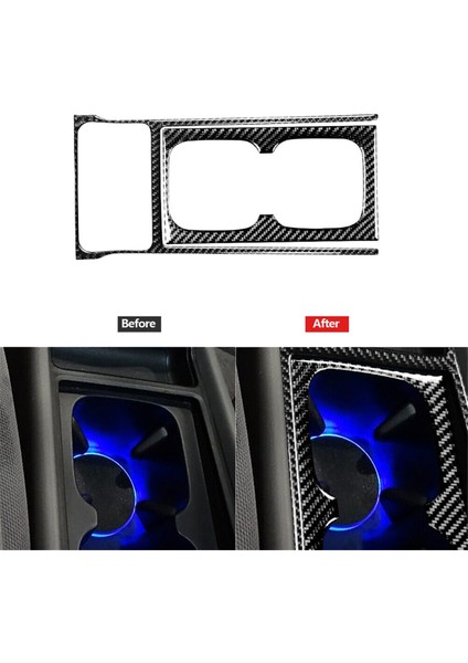 Honda Civic 8th 2006-2011 Için 2 Adet Karbon Fiber Su Bardağı Paneli Ayar Kapağı Dekor (Yurt Dışından) fırsatları