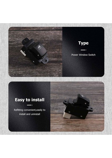 Yolcu Yan Elektrikli Cam Anahtarı Hyundai Elantra Sonata Kia Rio 93580-3D000 (Yurt Dışından)