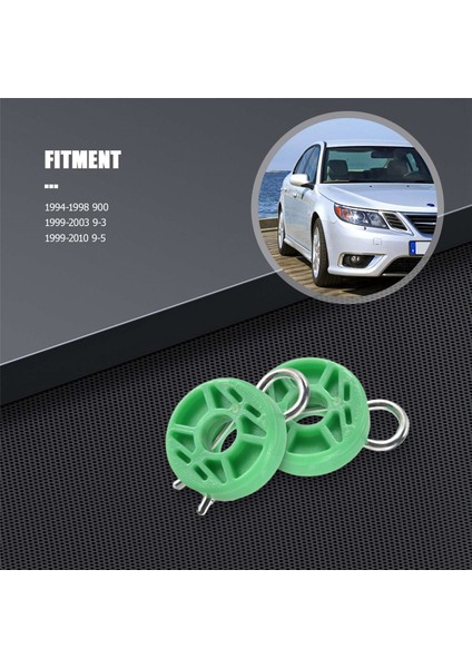 Saab 9-5 9-3 900 Için 4 x Set Ön Elektrikli Cam Regülatörü Kılavuz Silindiri (Yurt Dışından) modelleri