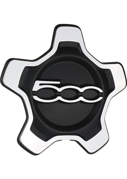 Fiat 500X 2016-2022 Için Araba Tekerleği Merkezi Kapağı Kapağı 6AN69LXHAA Toz Kapağı Araba Aksesuarları Gümüş (Yurt Dışından)