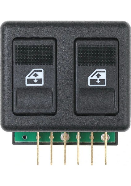 181449680 6 Pinli Güç Elektrikli Tek Pencere Anahtarı Fiat Uno Lancia Y10 1984- 2006 Için (Yurt Dışından)