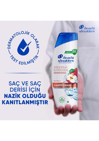 Elma Sirkesi Arındırma ve Parlaklık Şampuan 330MLX3
