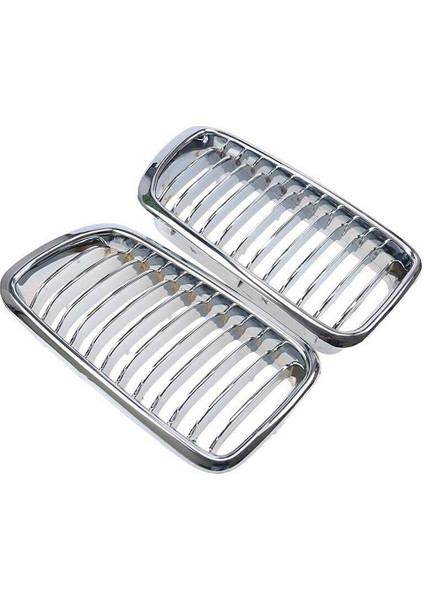 1 Çift Krom Ön Böbrek Izgara Izgarası Bmw 7-Serisi E38 730IL/735I/725TDS/728I/750I Sedan 1994-2001 Ön Izgara Izgarası Tamir (Yurt Dışından) modelleri
