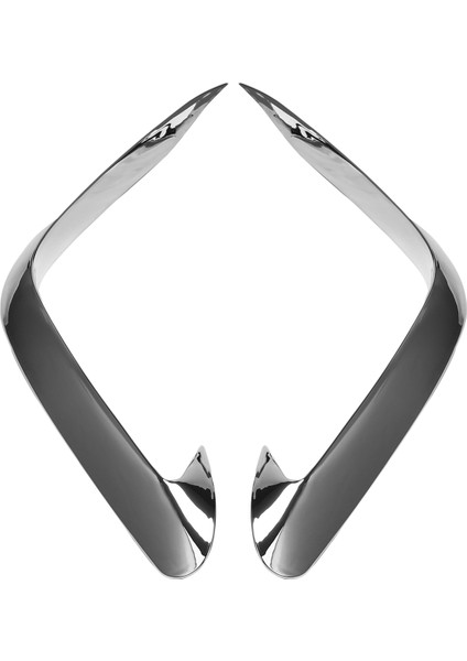 Hyundai Tucson Için Nx4 2020 2021 Ön Sis Lambası Lambası Kapağı Trim Tampon Kalıplama Garnitür Kaş Göz Kapağı Krom (Yurt Dışından)