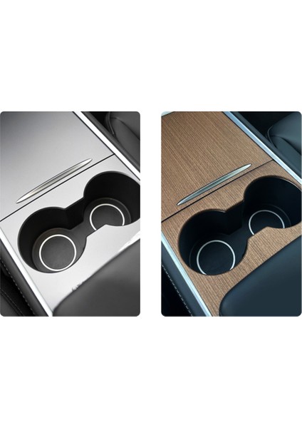 Araba Merkezi Kontrol Paneli Koruyucu Tesla Model 3/model Y Ahşap Tahıl Abs Yama, Oto Iç Aksesuarları (Yurt Dışından) modelleri