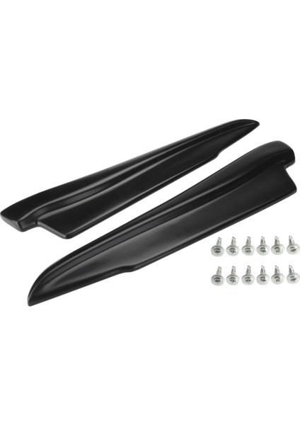 1 Çift Mat Siyah Arka Tampon Önlükleri Valance Dudak -Bmw E90 E91 E92 E93 M3 (Yurt Dışından)