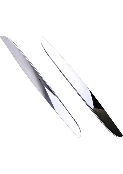2 Adet Krom Abs Ön Tampon Üstü Böbrek Izgarası Kaput Kapağı Trim 51137117242 Bmw 3 Serisi Için E90 E91 2006-2008 (Yurt Dışından)