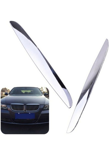 2 Adet Krom Abs Ön Tampon Üstü Böbrek Izgarası Kaput Kapağı Trim 51137117242 Bmw 3 Serisi Için E90 E91 2006-2008 (Yurt Dışından) fırsatları