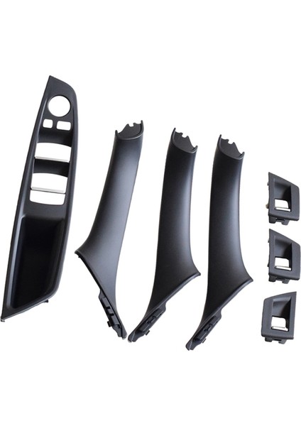 -Bmw 5 Serisi F10 F11 520D 525D 530D 535I Lhd Araç Iç Kapı Kolu Uyarlama (Siyah) (Yurt Dışından)