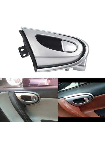 Araba Sol Iç Kapı Kolu Luxgen 7 Suv U7 2011-2017 Kapı Kolu Krom Eplate Iç Kapı Tokası (Yurt Dışından)