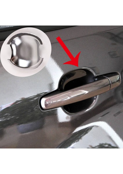 Araba Abs Krom Kapı Kolu Fincan Kase Dekorasyon Kapak Trim Suzuki Grand Vitara 2006-2015 Için (Yurt Dışından)