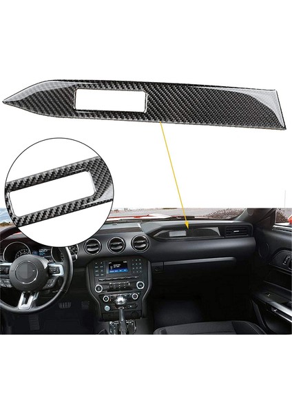 Yolcu Tarafı Otomotiv Iç Trim Paneli, Ford Mustang Için Konsol Trim Karbon Fiber (Yurt Dışından) fiyatları