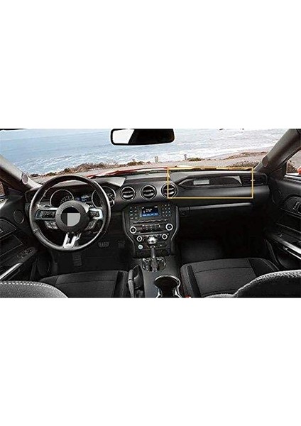 Yolcu Tarafı Otomotiv Iç Trim Paneli, Ford Mustang Için Konsol Trim Karbon Fiber (Yurt Dışından) modelleri