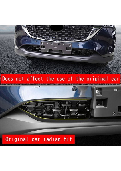 Araba Ön Alt Tampon Izgarası Izgara Kalıplama Kapağı Mazda Cx5 Cx-5 2022+ Ön Alt Orta Net Dekorasyon B (Yurt Dışından) modelleri