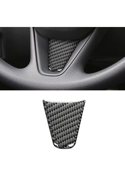 Honda Fit Jazz Gk5 2014-2018 Için Karbon Fiber Araba Direksiyon Paneli Trim Etiket (Yurt Dışından) fırsatları