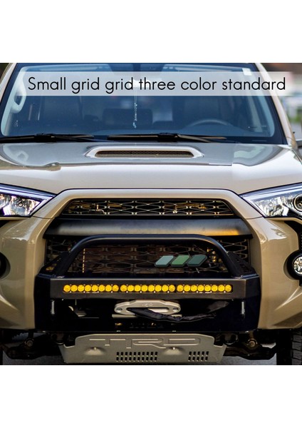 Toyota Tacoma 4runner Için Üç Renkli Mavi 3 Izgara Rozeti Amblem Etiketler Çıkartmaları Oto Araba Aksesuarları Araba Styling (Yurt Dışından) fiyatları