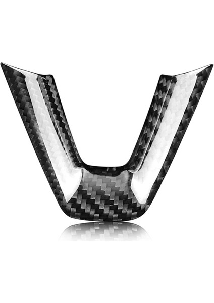 Araba Direksiyon Kılıfı Trim Etiket Karbon Fiber Tesla Model 3 Highland 2024 Model3 Iç Aksesuarlar (Yurt Dışından)