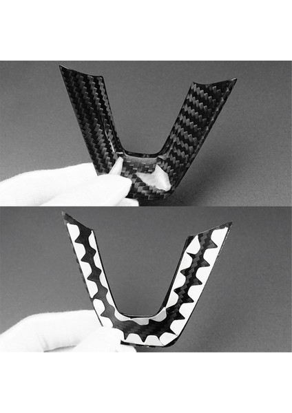 Araba Direksiyon Kılıfı Trim Etiket Karbon Fiber Tesla Model 3 Highland 2024 Model3 Iç Aksesuarlar (Yurt Dışından) modelleri