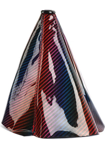 Renkli Karbon Fiber Vites Önyükleme Dikiş Kapağı Vites Kapağı Vites Vites Topuzu mt At (Yurt Dışından)