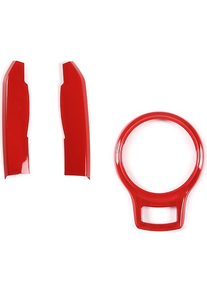 Subaru Brz Toyota 86 2012-2020 Için Araba Merkezi Konsol Yan Trim Vites Paneli Çerçeve Çıkartmalar Aksesuarları, Kırmızı (Yurt Dışından)