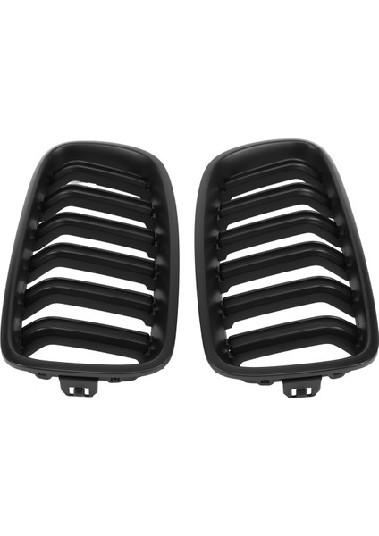 F30 Izgara, Ön Kaput Böbrek Izgarası-Bmw 3 Serisi F30 F31 F35 2012-2018 (Çift Çıtalı Mat Siyah Izgara, 2'li Set) (Yurt Dışından)