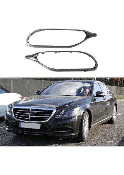2228852900 Araba Krom Arka Sol Tampon Egzoz Borusu Kapağı Trim Için Mercedes Benz S-Class W222 S450 S500 2018-2020 (Yurt Dışından) modelleri