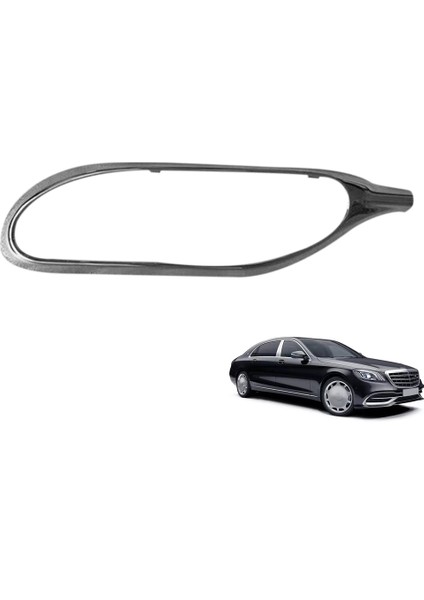2228852900 Araba Krom Arka Sol Tampon Egzoz Borusu Kapağı Trim Için Mercedes Benz S-Class W222 S450 S500 2018-2020 (Yurt Dışından) fırsatları