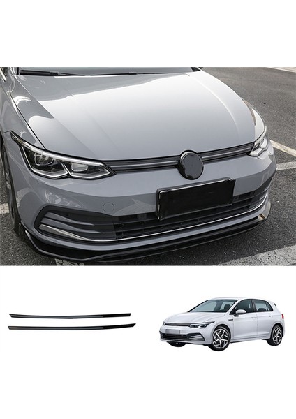 Araba Parlak Siyah Ön Tampon Örgü Merkezi Izgara Izgara Kalıplama Şeritleri Kapak Trim Için-Vw Golf 8 Mk8 2021 2022 (Yurt Dışından) fiyatları