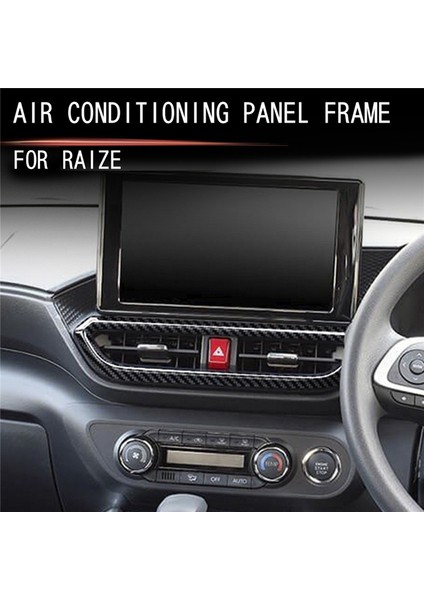 Karbon Fiber Araba Iç Dashboard Merkezi Konsol Hava Firar A/c Çıkış Krom Çerçeve Trim Toyota Raize/gr 2020-2022 (Yurt Dışından) fırsatları