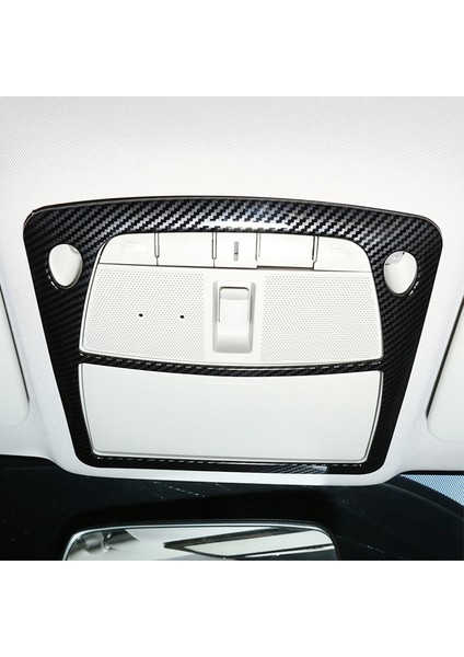 Nissan Navara Için NP300 2016-2021 Araba Karbon Fiber Ön Okuma Anahtarı Işık Lambası Krom Çerçeve Trim Etiket Aksesuarları (Yurt Dışından) fırsatları