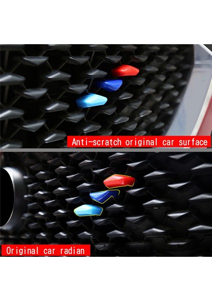 3 Adet Araba Ön Izgara Trim Şerit Kapak Tampon Çizgili Kapak Çıkartmalar Mazda Cx-30 CX30 2022+ (Yurt Dışından) modelleri