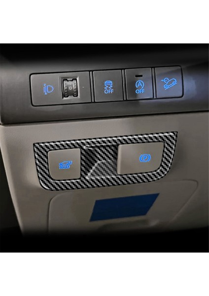 Araba Far Anahtarı Çerçeve Ayar Kapağı Hyundai Kona 2024+ Araba Iç Aksesuarları Ahşap Tahıl (Yurt Dışından) modelleri