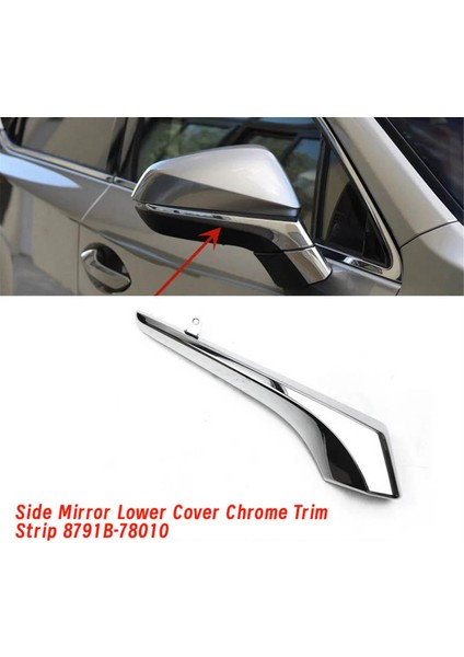 Sağ Yan Dikiz Aynası Alt Kapak Krom Trim Şerit 8791B-78010 Lexus Rx Nx NX300 NX200 RX200 RX300 2015-2020 (Yurt Dışından) fırsatları