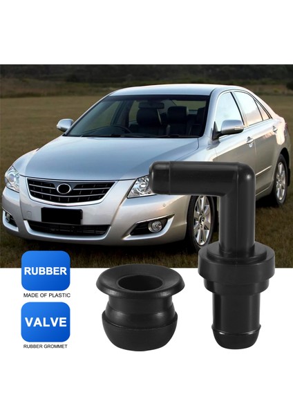 Honda / Toyota 17130-PM6-003 + 17139-PK1-000 Için 90 Derece Pcv Vana ve Grommet Kiti (Yurt Dışından) fırsatları