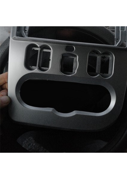 Çift Din Araç DVD Oynatıcı Radyo Fasya Çerçeve Renault Logan 2010-2013 Için Lhd 9 Inç Adaptör CD Paneli Trim Kiti Çerçeve (Yurt Dışından)