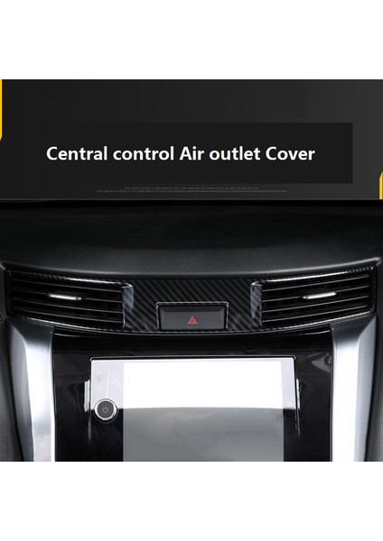 Nissan Navara Için NP300 2016-2019 Araba Merkezi Kontrol Klima Çıkış Havalandırma Krom Çerçeve Trim Etiket Aksesuarları (Yurt Dışından) modelleri