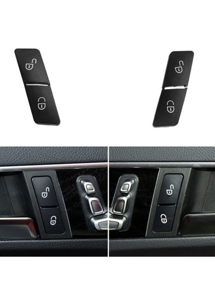 Mercedes-Benz C-Class E-Class Glk W204 W212 W166 W176 (Sol) Için Araba Kapı Kilidi Anahtarı Düğmesi (Yurt Dışından)