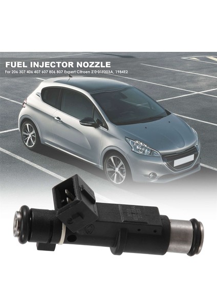 Peugeot 206 307 406 407 607 806 807 Expert Citroen 2.0 01F003A, 1984E2, 75116328, 0280156328 Için Yeni Yakıt Enjektörü (Yurt Dışından)