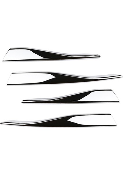 Abs Krom Ön Tampon Alt Izgara Çerçevesi Sis Aydınlatma Koruması Trim Için-Golf 8 Mk8 Aksesuarları 2020 2021 (Yurt Dışından)