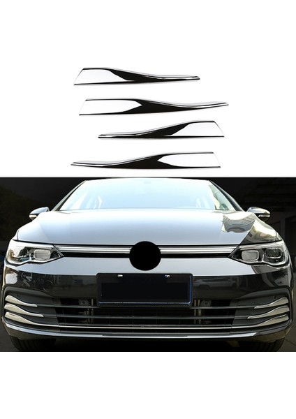 Abs Krom Ön Tampon Alt Izgara Çerçevesi Sis Aydınlatma Koruması Trim Için-Golf 8 Mk8 Aksesuarları 2020 2021 (Yurt Dışından) fiyatları