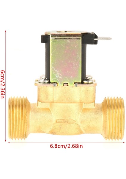 Elektrikli Solenoid G3/4 Su Için Pirinç Elektrikli Solenoid Valf 12V Dc Normalde Kapalı (Yurt Dışından) fiyatları