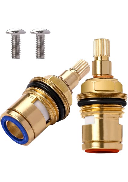 2 Adet Pirinç Seramik Kök Seramik Disk Kartuşu Musluk Vana Kartuşu Yedek Musluk Tamir Yedek Parçalar (Yurt Dışından)