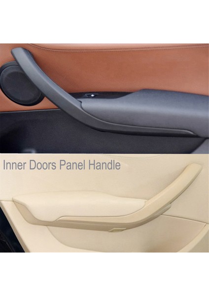 Iç Kapı Kolu Kapağı Kapı Kol Dayama Paneli Ayar Kapağı Bmw X1 E84 2010-2016 51412991777,51412991776 Bej (Yurt Dışından)