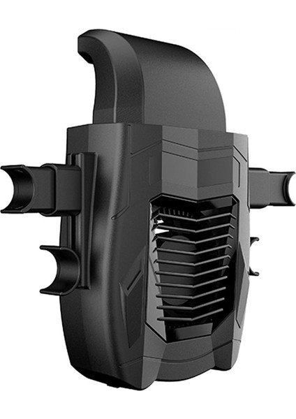 Yeni Araba Arka Koltuk Soğutma Fanı 3 Hız Ayarlanabilir Arka Koltuk Havalandırma Sac Fan USB Şarj Edilebilir Hava Fanı Siyah (Yurt Dışından)